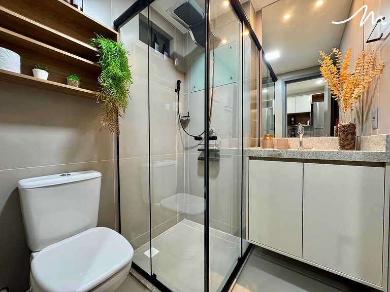 Funcional Flat no Beach Haus- Miramar Hospedagens