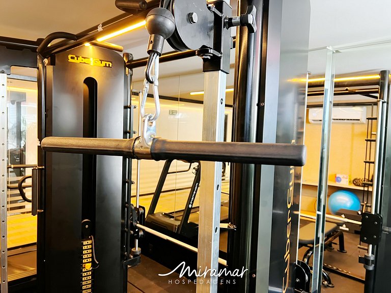 Flat c/Terraço p/ 2 pessoas Alta Marine-Miramar