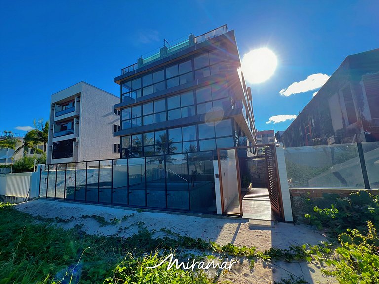 Flat c/Terraço Alta Marine-Miramar Hospedagens