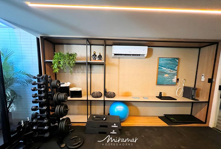 Flat c/Terraço Alta Marine-Miramar Hospedagens