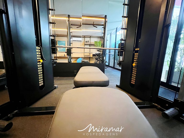 Flat para Casal c/ Varanda Vista Mar Alta Marine