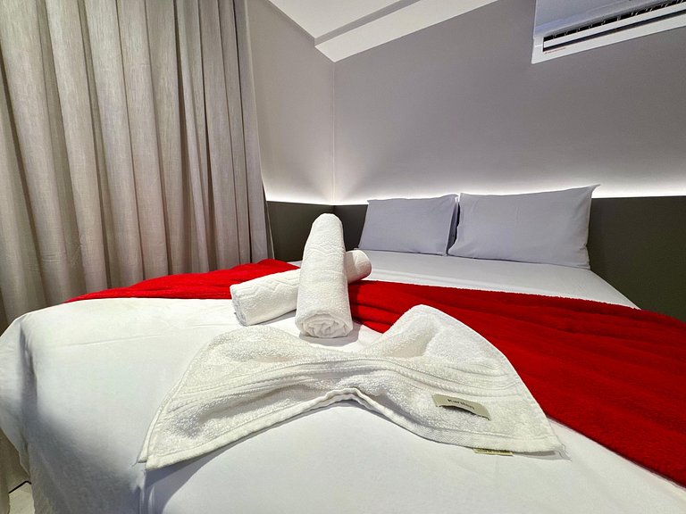 Flat Sofisticado p/ 3 em Cabo Branco-Miramar