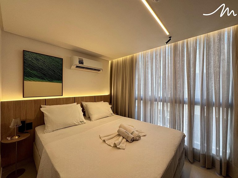 Flat Exclusivo no Alta Marine| Miramar Hospedagens