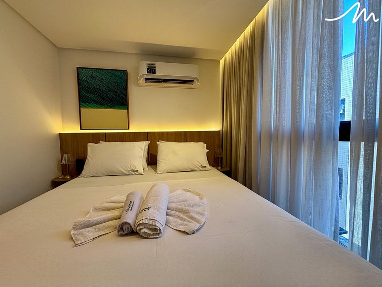 Flat Exclusivo no Alta Marine| Miramar Hospedagens
