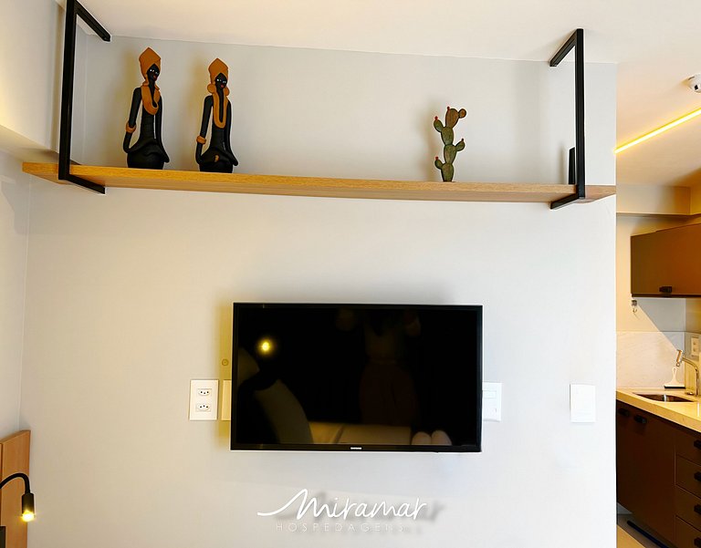 Flat Confórtavel p/3 no Restinga-Jardim Oceania