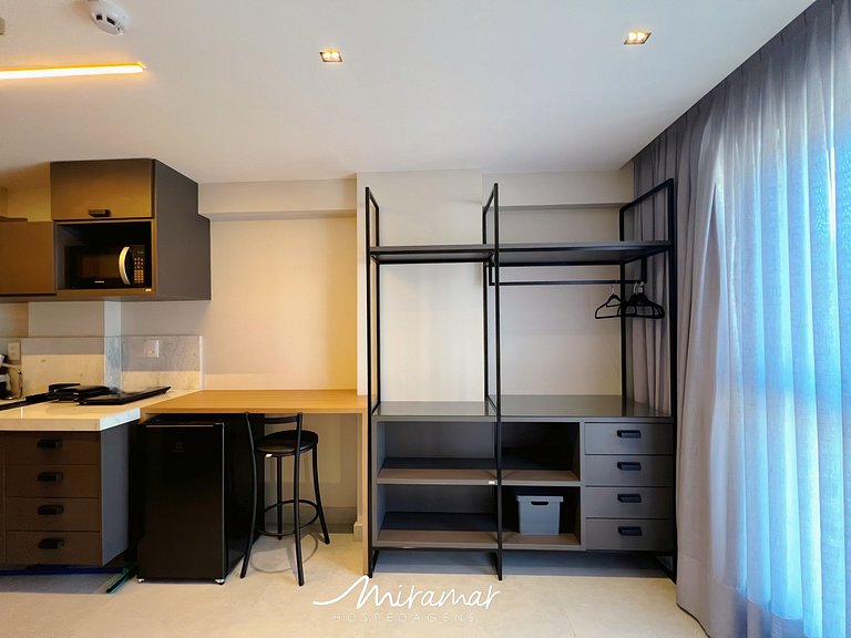 Flat Confórtavel p/3 no Restinga-Jardim Oceania