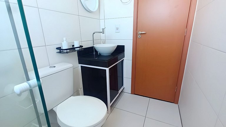 Apto com dois quartos em Ponta de Campina