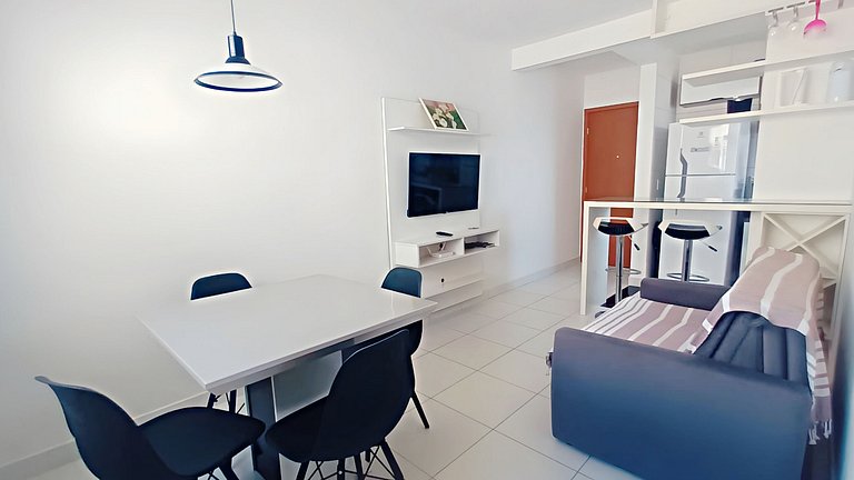 Apto com dois quartos em Ponta de Campina