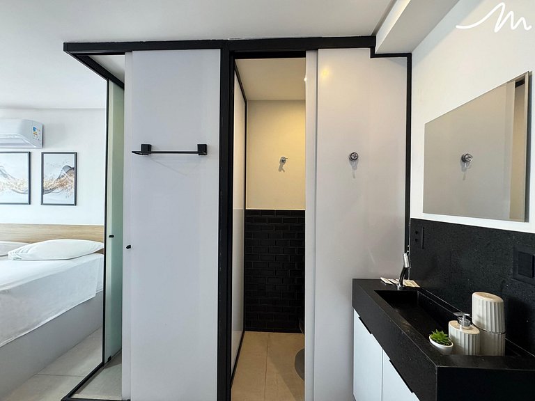 Aconchegante flat no Get By Side (MH)