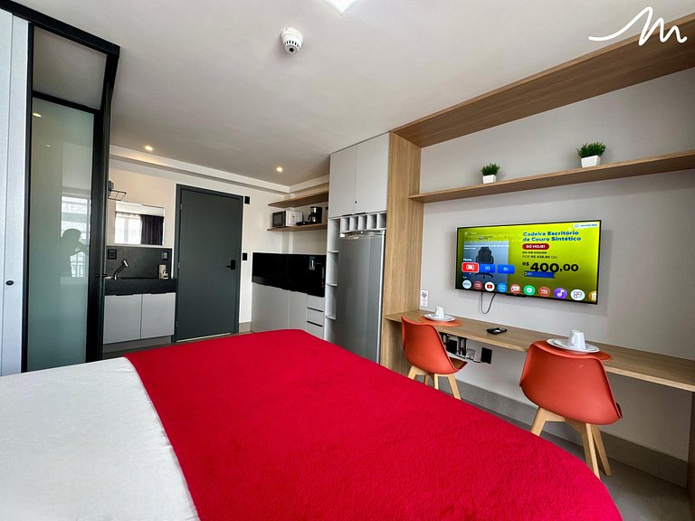 Aconchegante flat no Get By Side (MH)