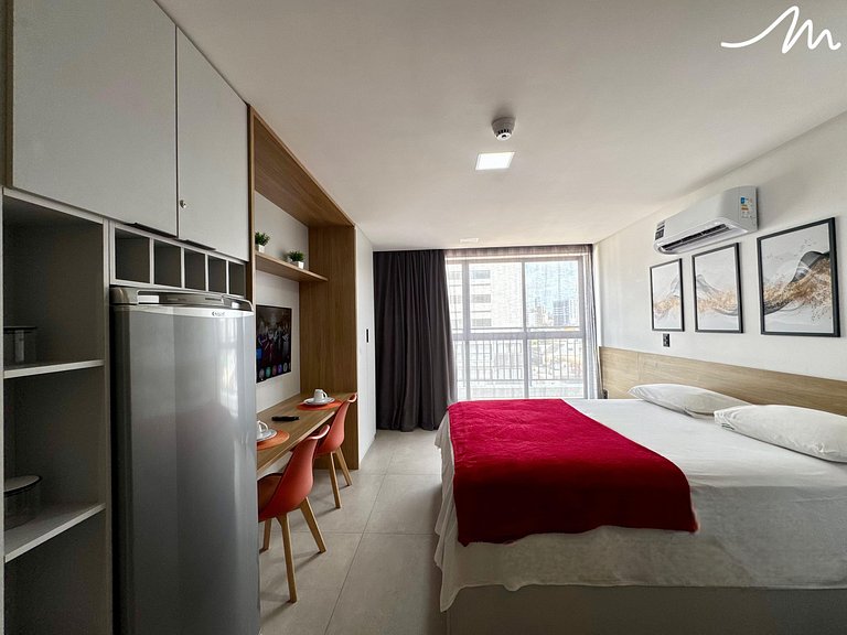 Aconchegante flat no Get By Side (MH)