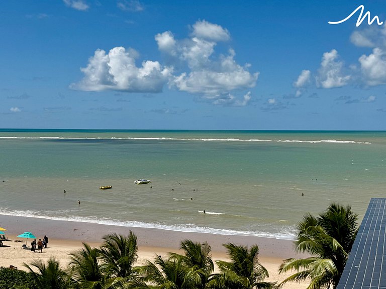 Flat com Varanda Vista Mar Alta Marine- Miramar