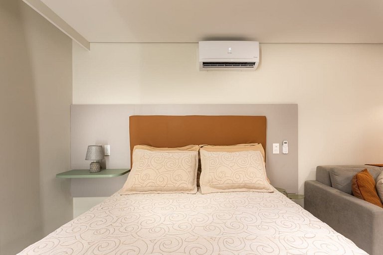 Moderno Flat p/ 6 pessoas -Bessa