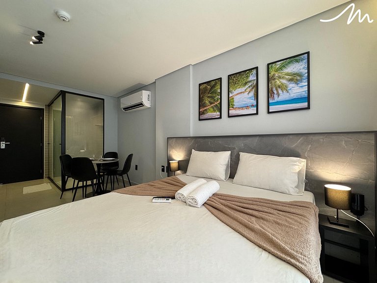 Flat com Varanda Térrea Alta Garden- Miramar