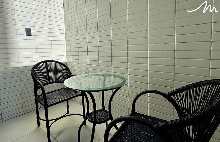 Flat com Varanda Térrea Alta Garden- Miramar