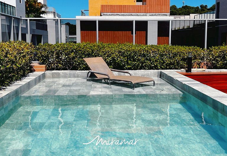 Flat com Terraço em Cabo Branco-Miramar