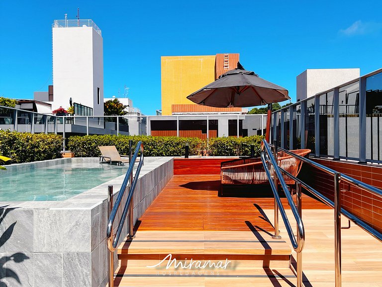 Flat com Terraço em Cabo Branco-Miramar