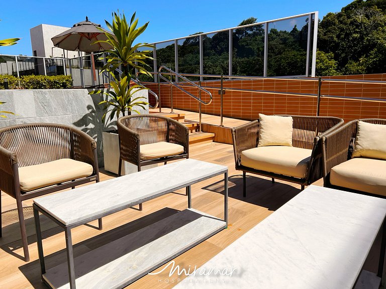 Flat com Terraço em Cabo Branco-Miramar