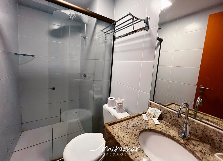 Studio no Gold Flat Manaíra -Miramar Hospedagens