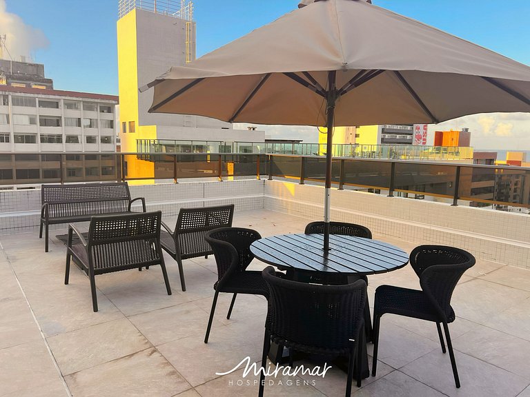 Conforto no Cabo Branco/2 Quartos, Próximo à Praia