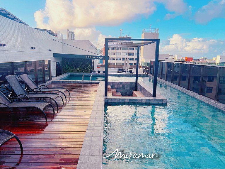 Conforto no Cabo Branco/2 Quartos, Próximo à Praia