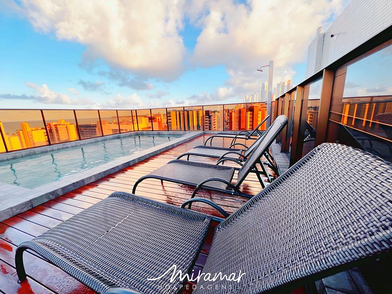 Conforto no Cabo Branco/2 Quartos, Próximo à Praia