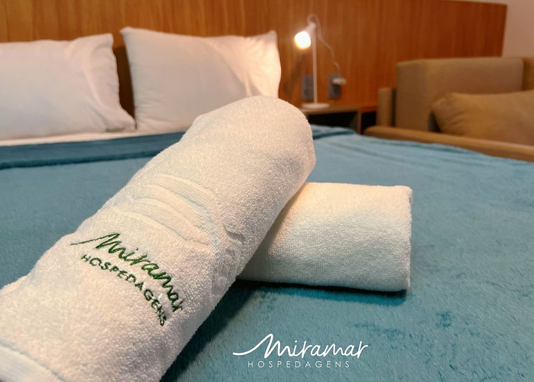 Flat com Terraço Beach Haus – Miramar Hospedagens