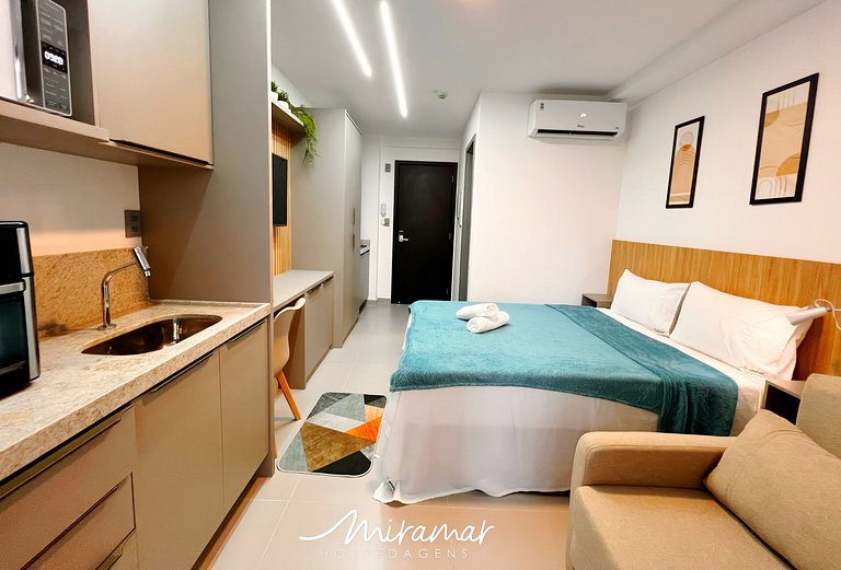 Flat com Terraço Beach Haus – MH