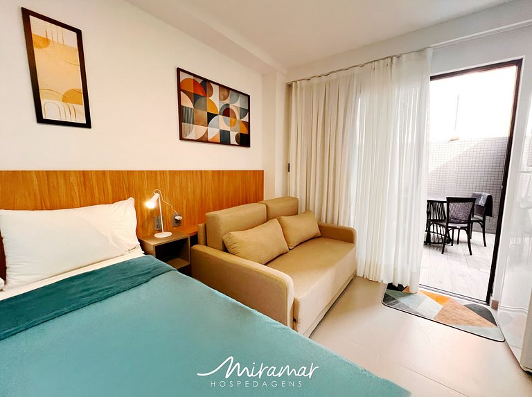 Flat com Terraço Beach Haus – MH