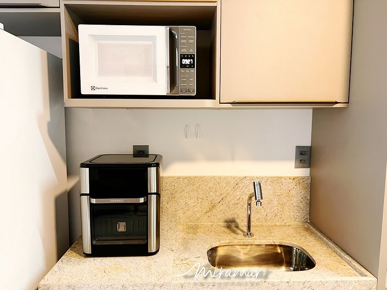 Flat com Terraço Beach Haus – Miramar Hospedagens