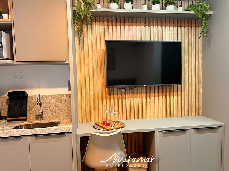 Flat com Terraço Beach Haus – MH