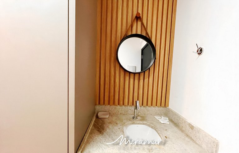 Flat com Terraço Beach Haus – Miramar Hospedagens