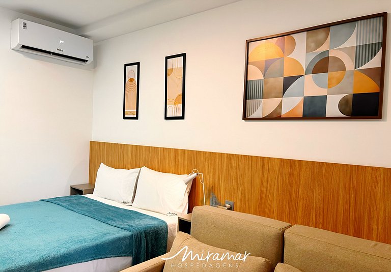 Flat com Terraço Beach Haus – Miramar Hospedagens