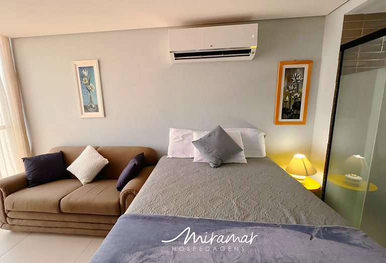 Flat c/Varanda Vista Mar Alta Garden - MH