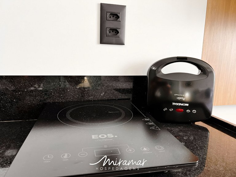 Flat c/Varanda Vista Mar Alta Garden - Miramar