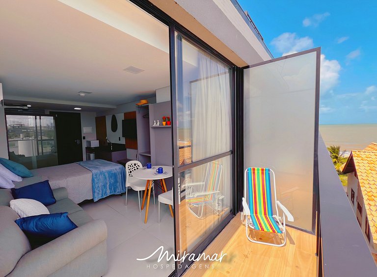 Flat c/Varanda Vista Mar Alta Garden - MH