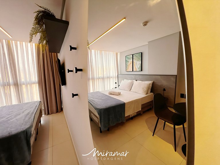 Charmoso Flat no Alta Garden- Miramar Hospedagens