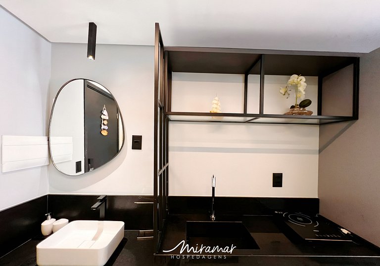 Flat Charmoso com Vista-Mar-Miramar