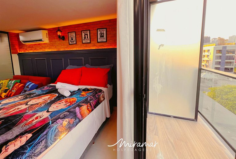 Flat p/4 pessoa com tema: Harry Potter Alta Garden