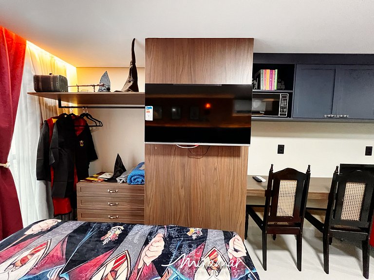 Flat p/4 pessoa com tema: Harry Potter Alta Garden