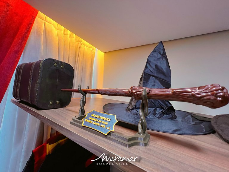 Flat p/4 pessoa com tema: Harry Potter Alta Garden