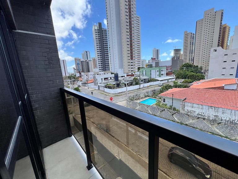 Apto com 2 quartos, Wi-Fi e ar-condicionado