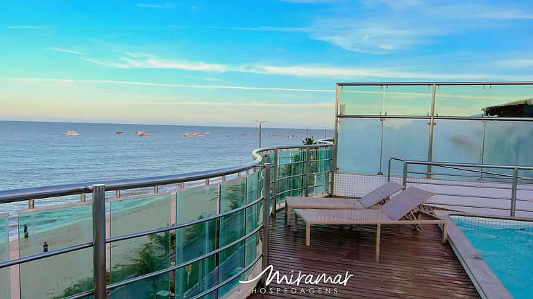 Maravilhoso Flat Frente Mar no Manaíra Palace