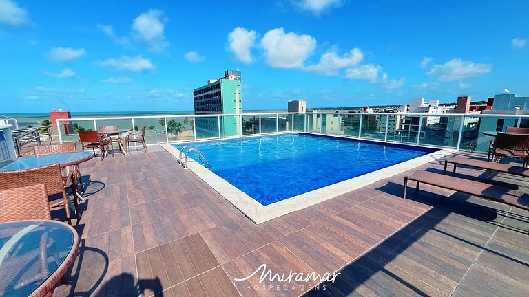 Apart. c/Varanda em Cabo Branco-Miramar