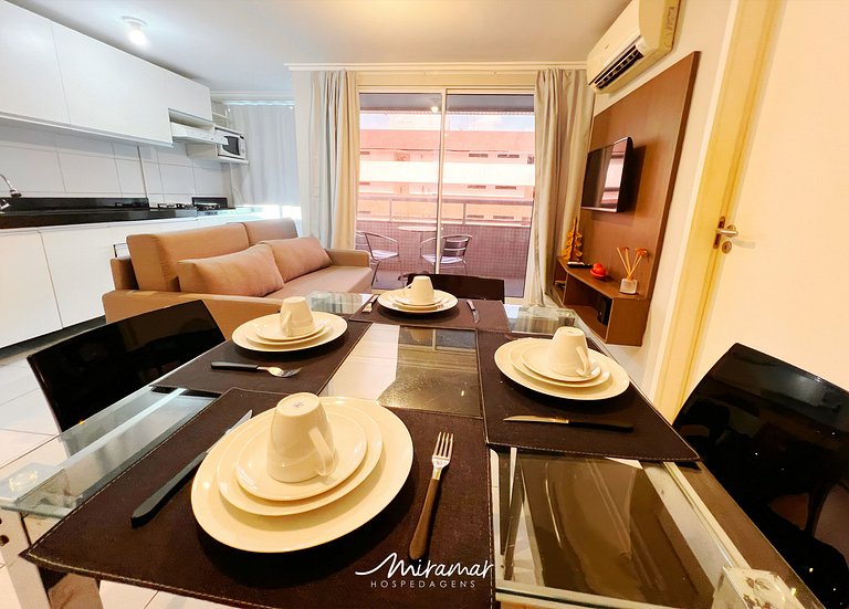 Apart. c/Varanda em Cabo Branco-Miramar