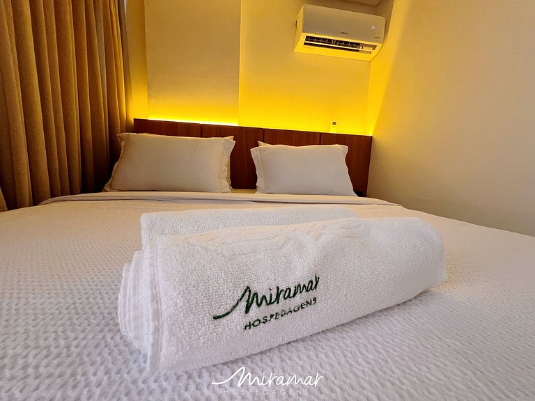 Flat para Casal c/ Varanda -Alta Marine