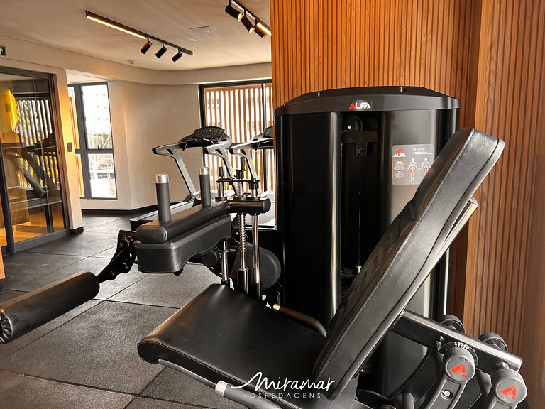 Flat c/ Varandda p/ 4 Pessoas Vista-Mar