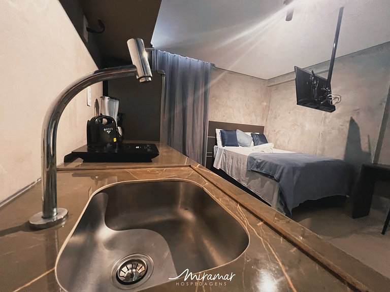 Flat p/ 4 Próximo a Praia no Ozean (MH)