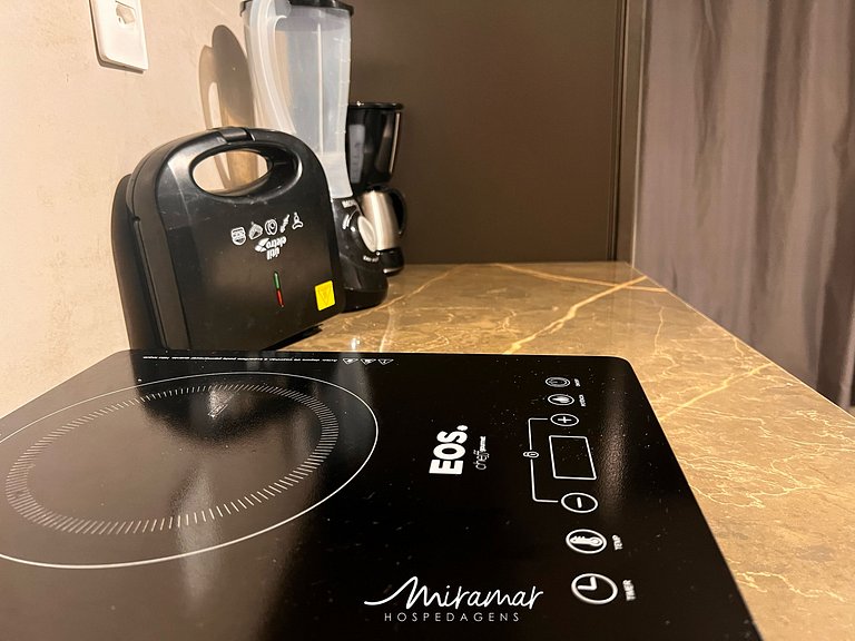 Flat p/ 4 Próximo a Praia no Ozean-Miramar