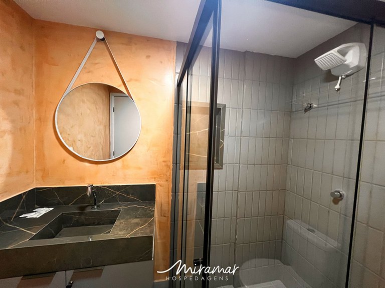 Flat p/ 4 Próximo a Praia no Ozean (MH)